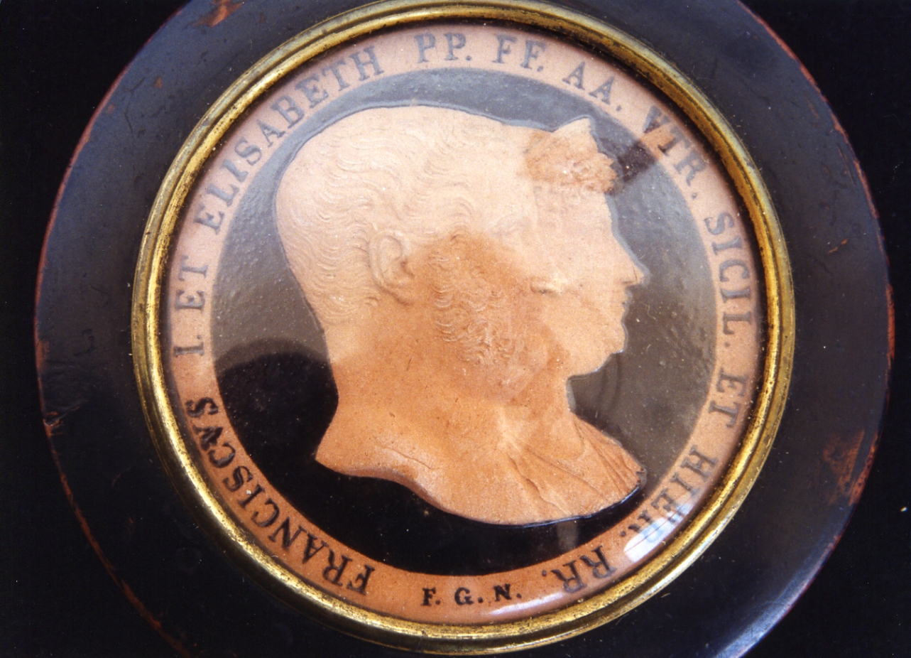 ritratto d'uomo (rilievo) - manifattura italiana (sec. XIX)