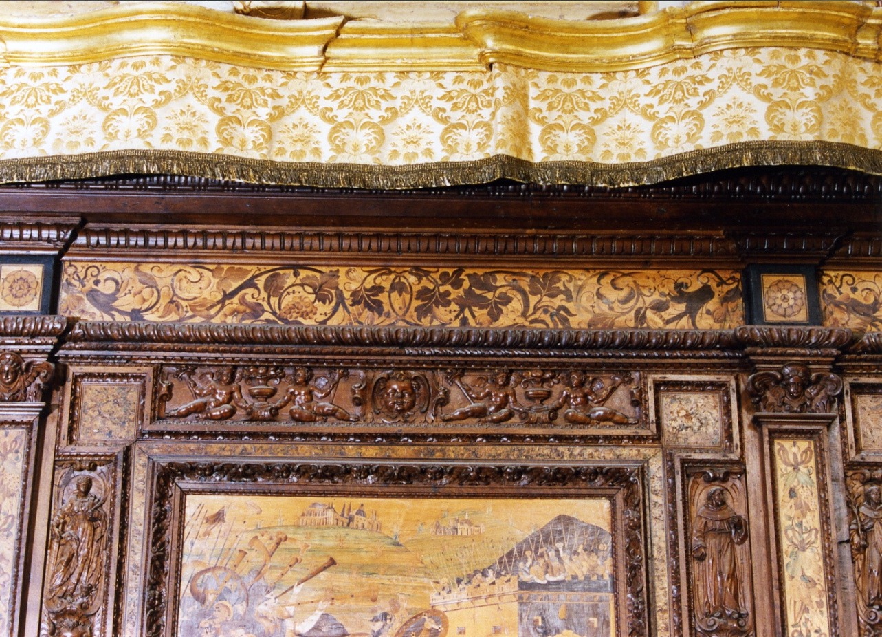 motivi decorativi floreali (cornice, serie) di Ducha Lorenzo (secc. XVI/ XVII)