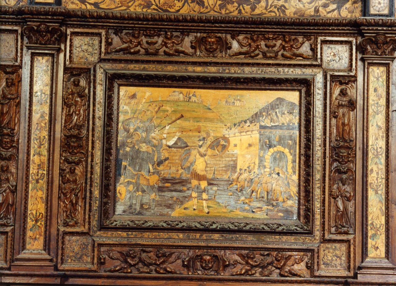 vescovo (cornice) di Ducha Lorenzo (secc. XVI/ XVII)