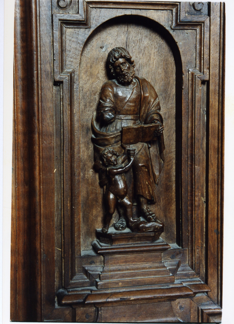 San Matteo Evangelista (statuetta) di De Orio Orazio (sec. XVII)