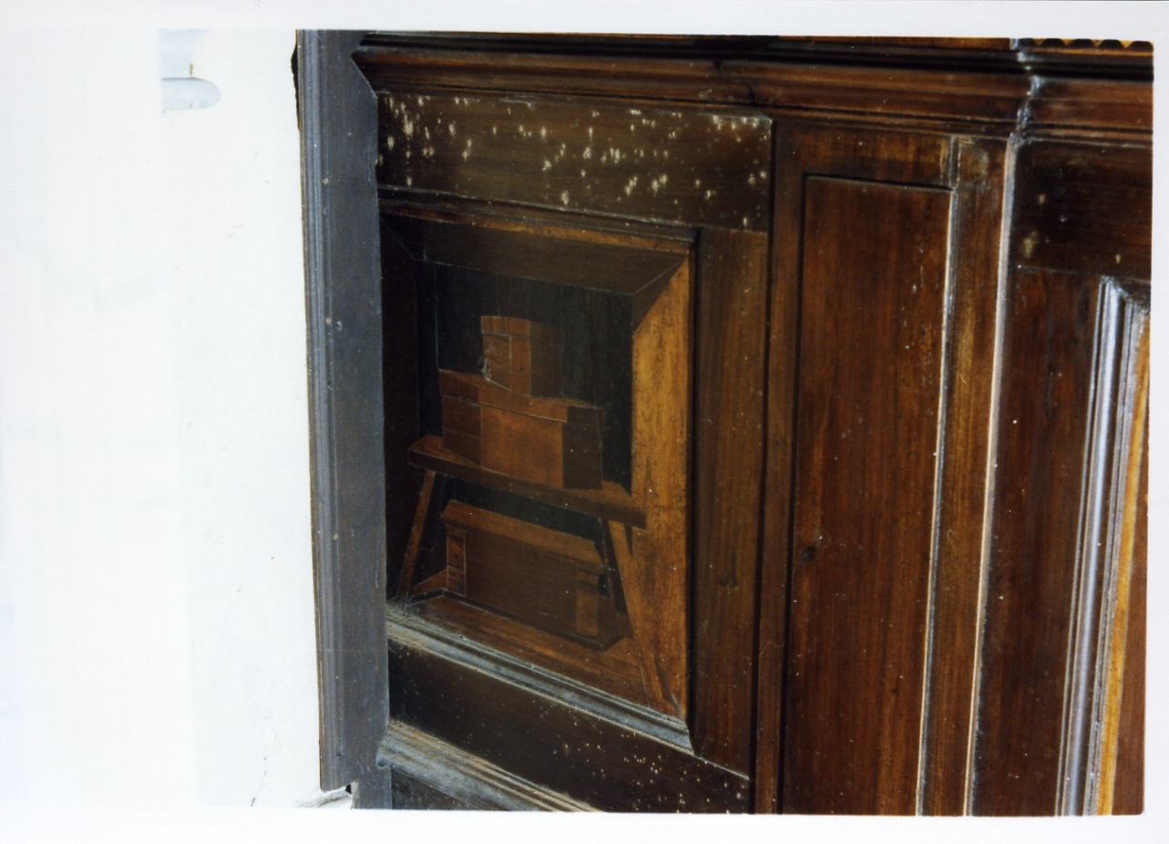 paesaggio (pannello) - bottega napoletana (sec. XVI)