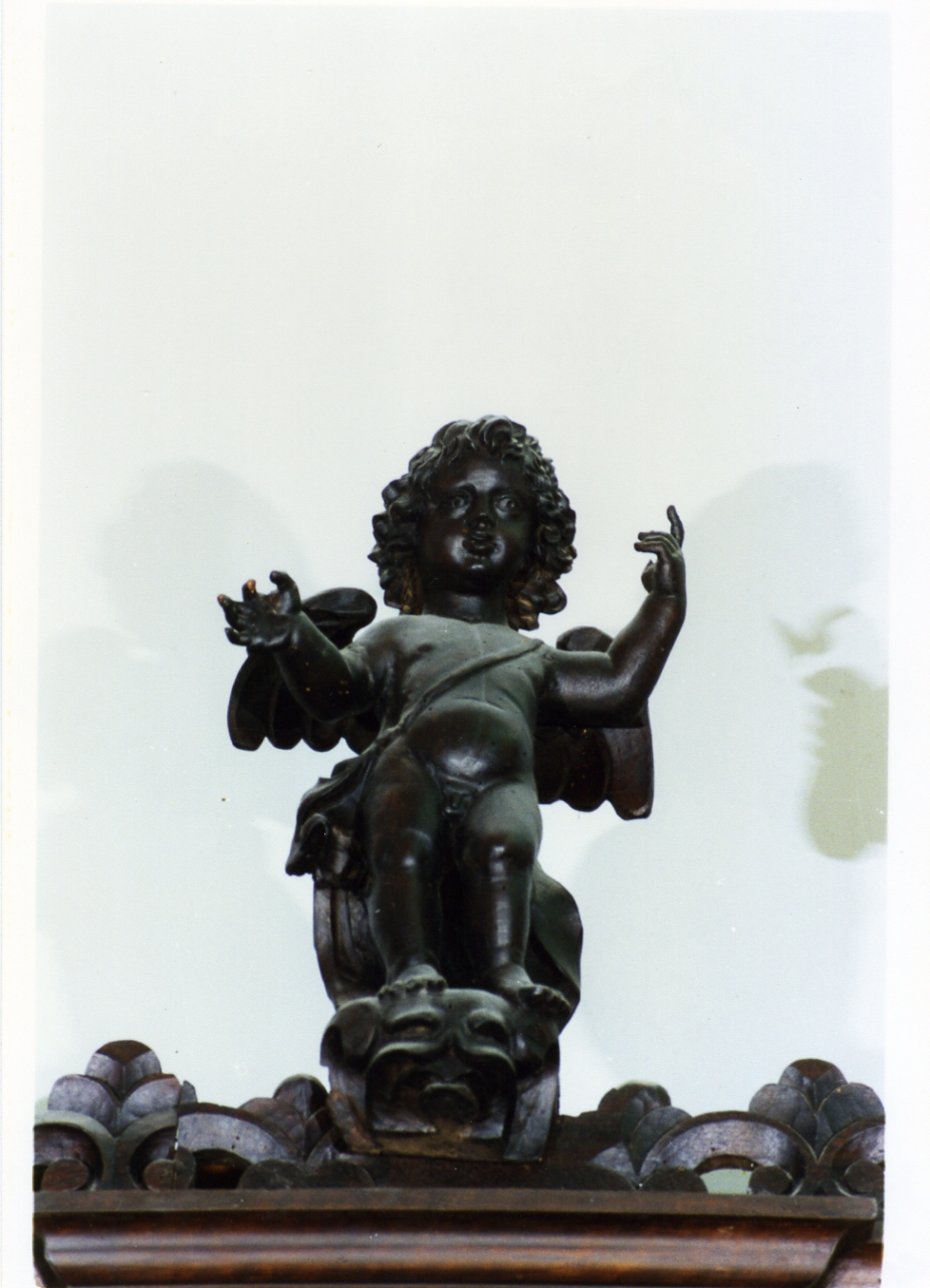 putto (cimasa) - bottega italiana (inizio sec. XVII)