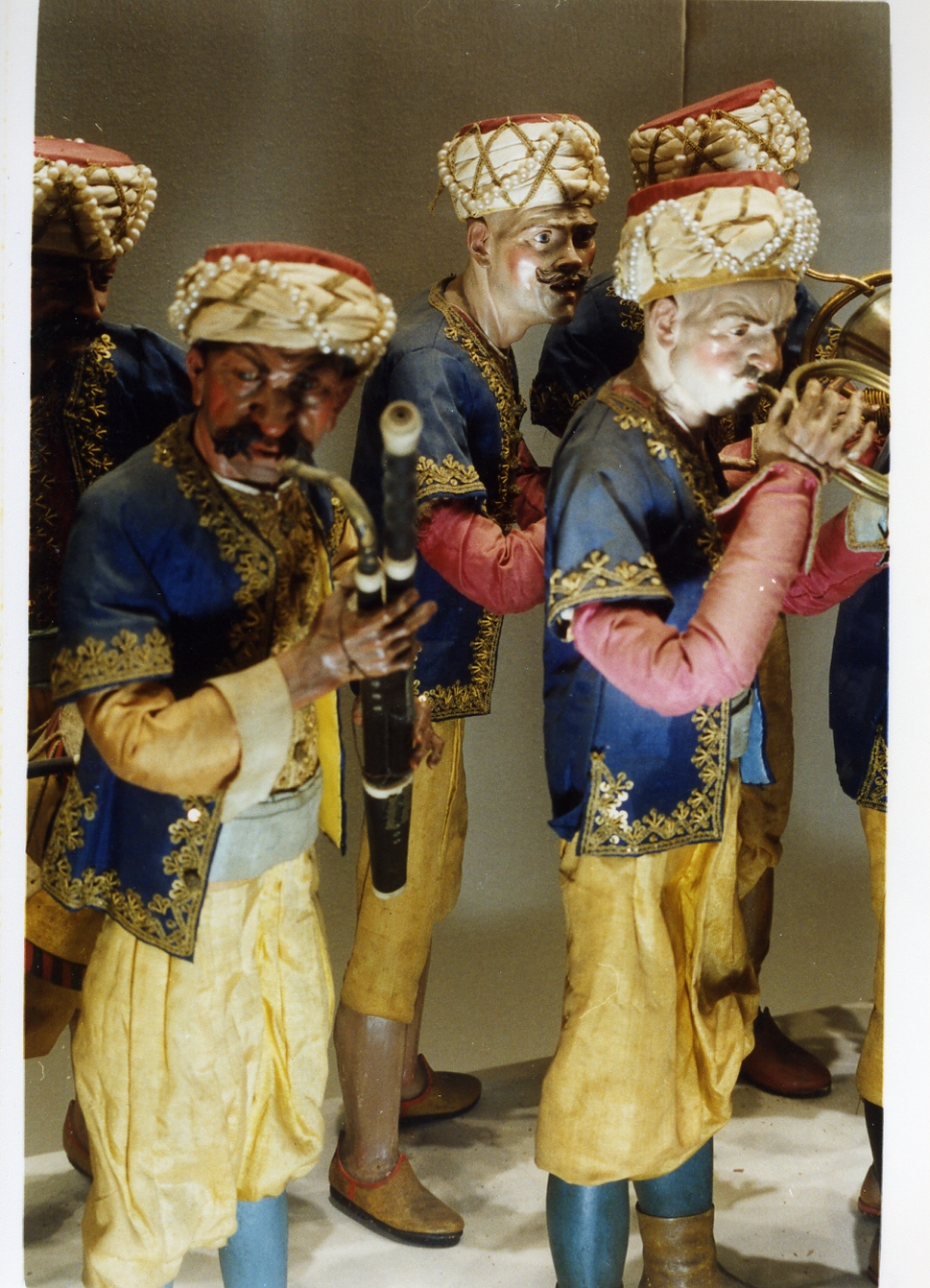figura maschile (statuetta di presepio) - bottega napoletana (secc. XVIII/ XIX)