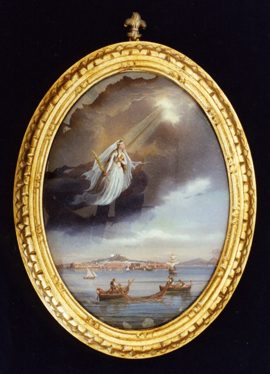 apoteosi di Maria Cristina (dipinto) - ambito napoletano (sec. XIX)