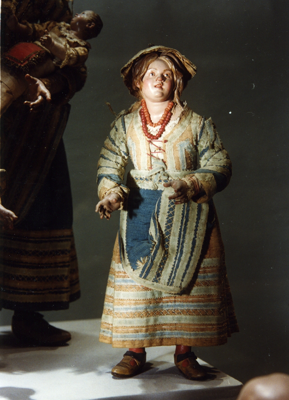 figura femminile (statuetta di presepio) - bottega napoletana (seconda metà sec. XVIII)