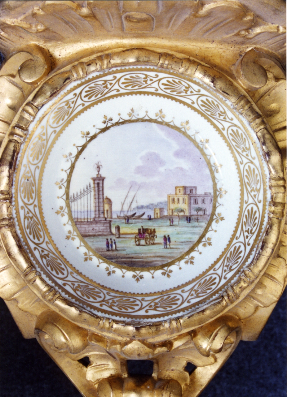 paesaggio (piattino) - manifattura svizzera (sec. XIX)