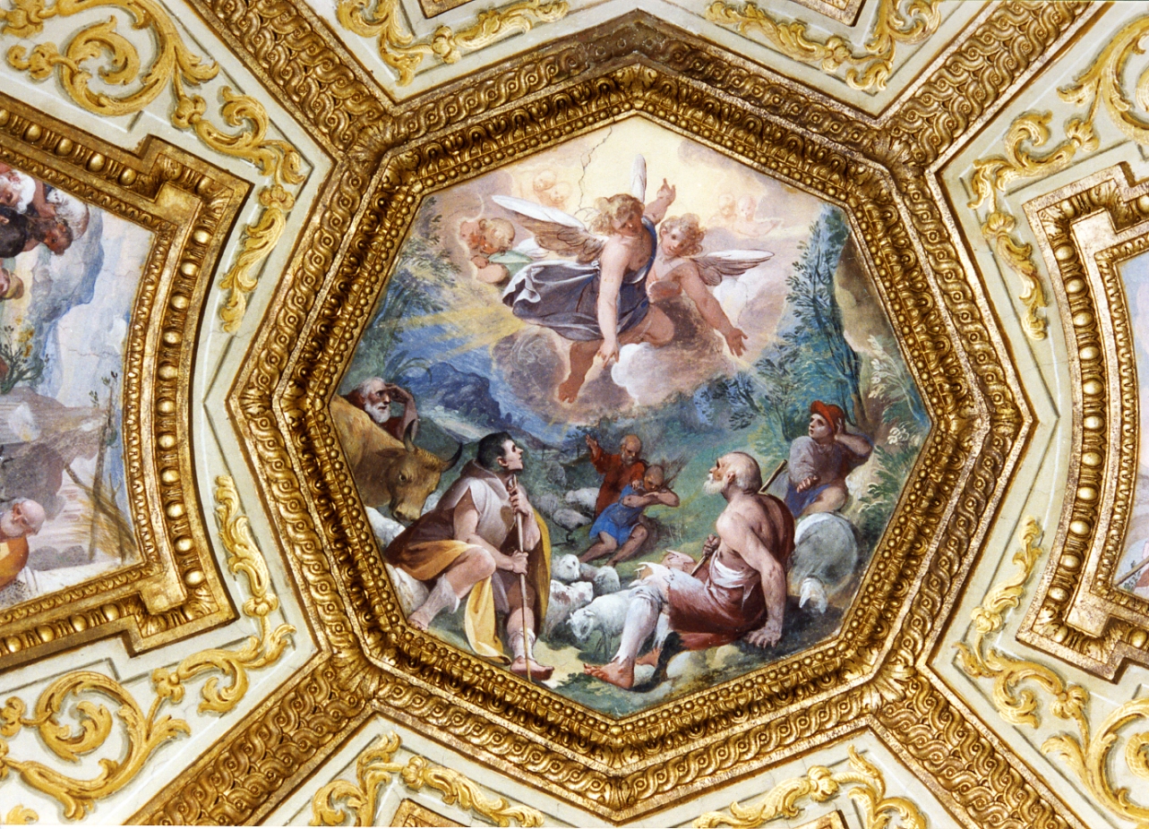 annuncio ai pastori (dipinto) di Cesari Bernardino (sec. XVI)