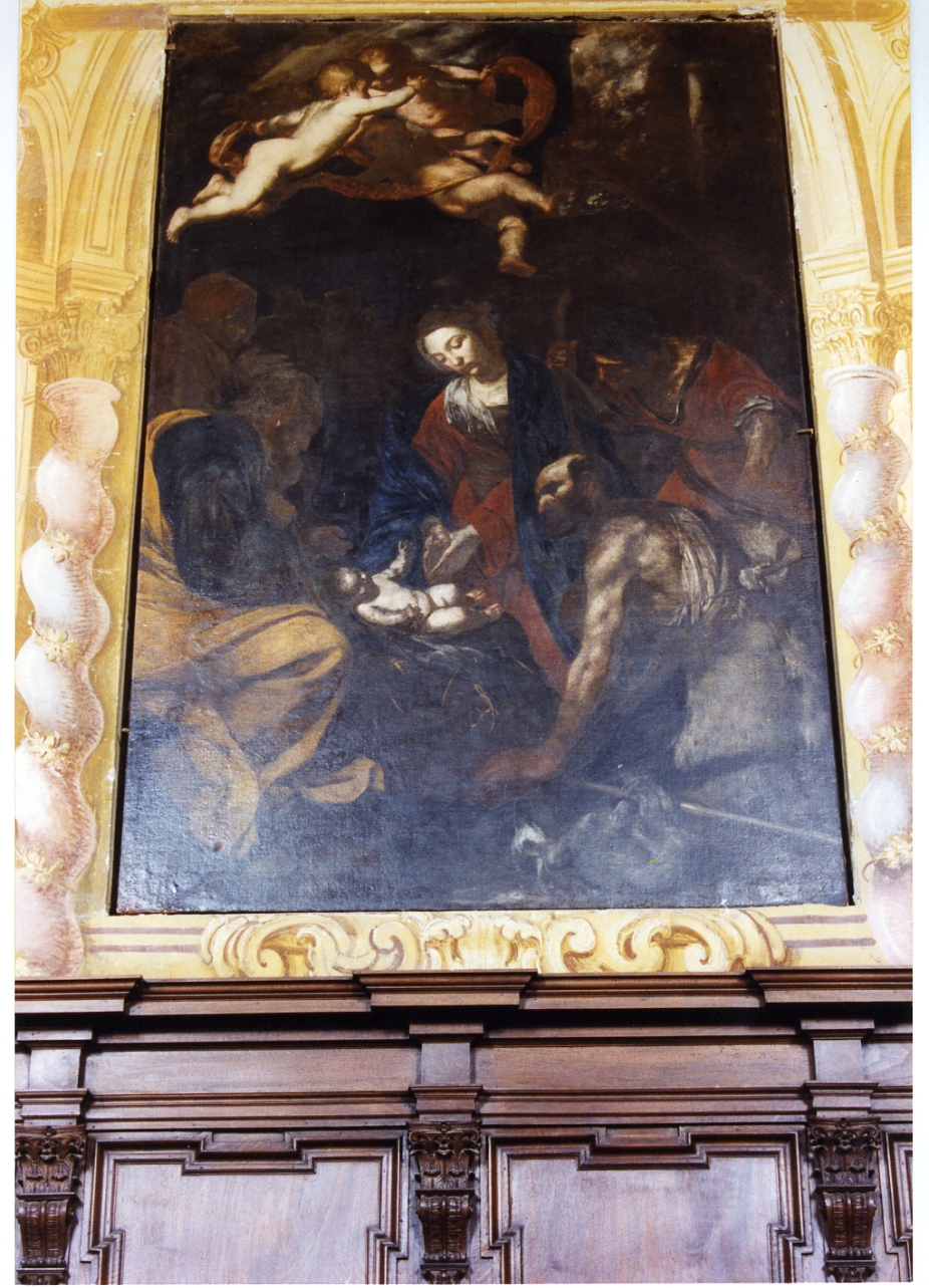 adorazione dei pastori (dipinto) di Stanzione Massimo (sec. XVII)