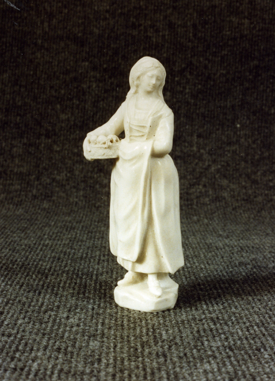 figura femminile (statuetta) - bottega napoletana (secc. XVIII/ XIX)