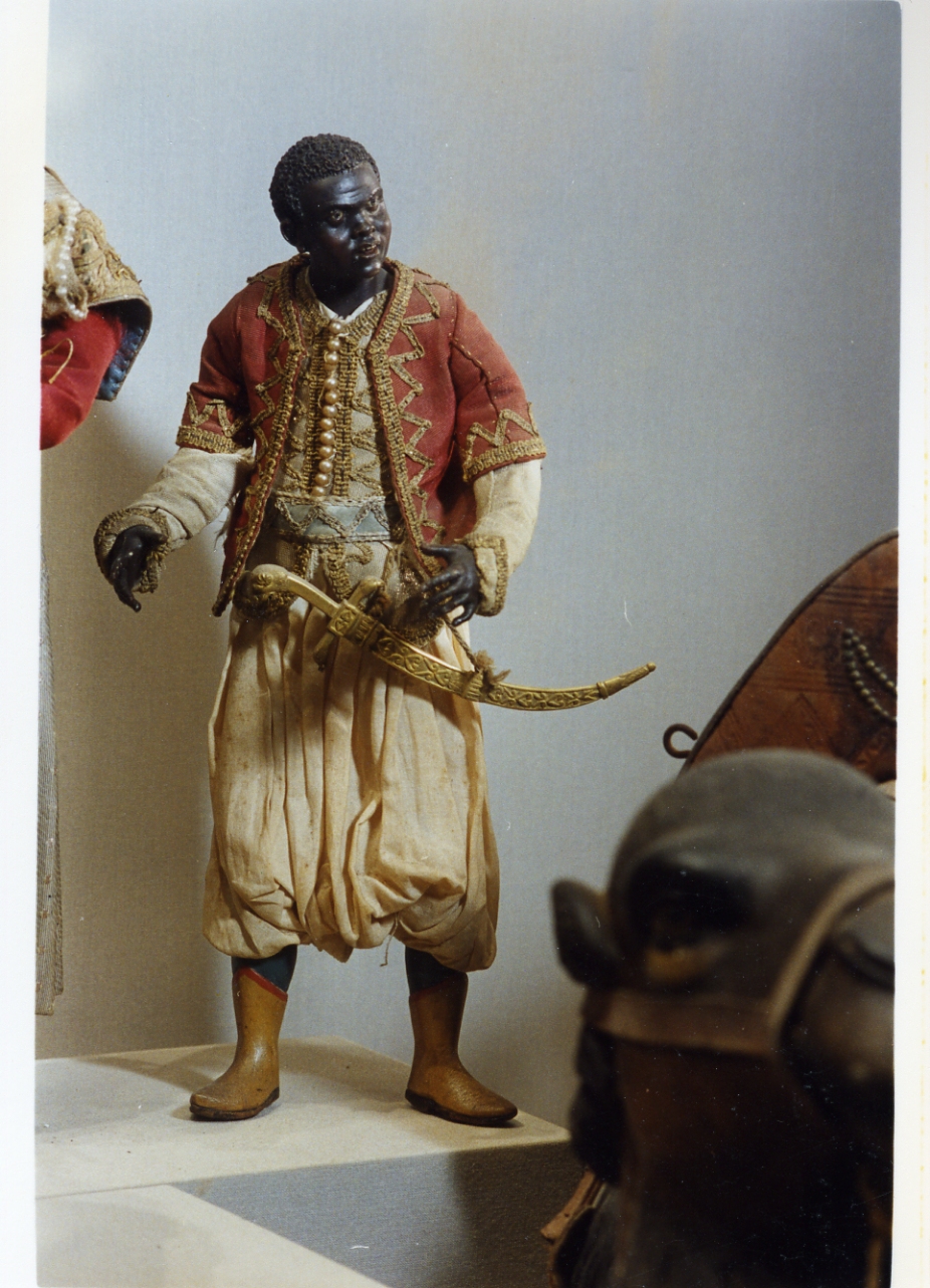 ragazzo moro (statuetta di presepio) - bottega napoletana (secc. XVIII/ XIX)
