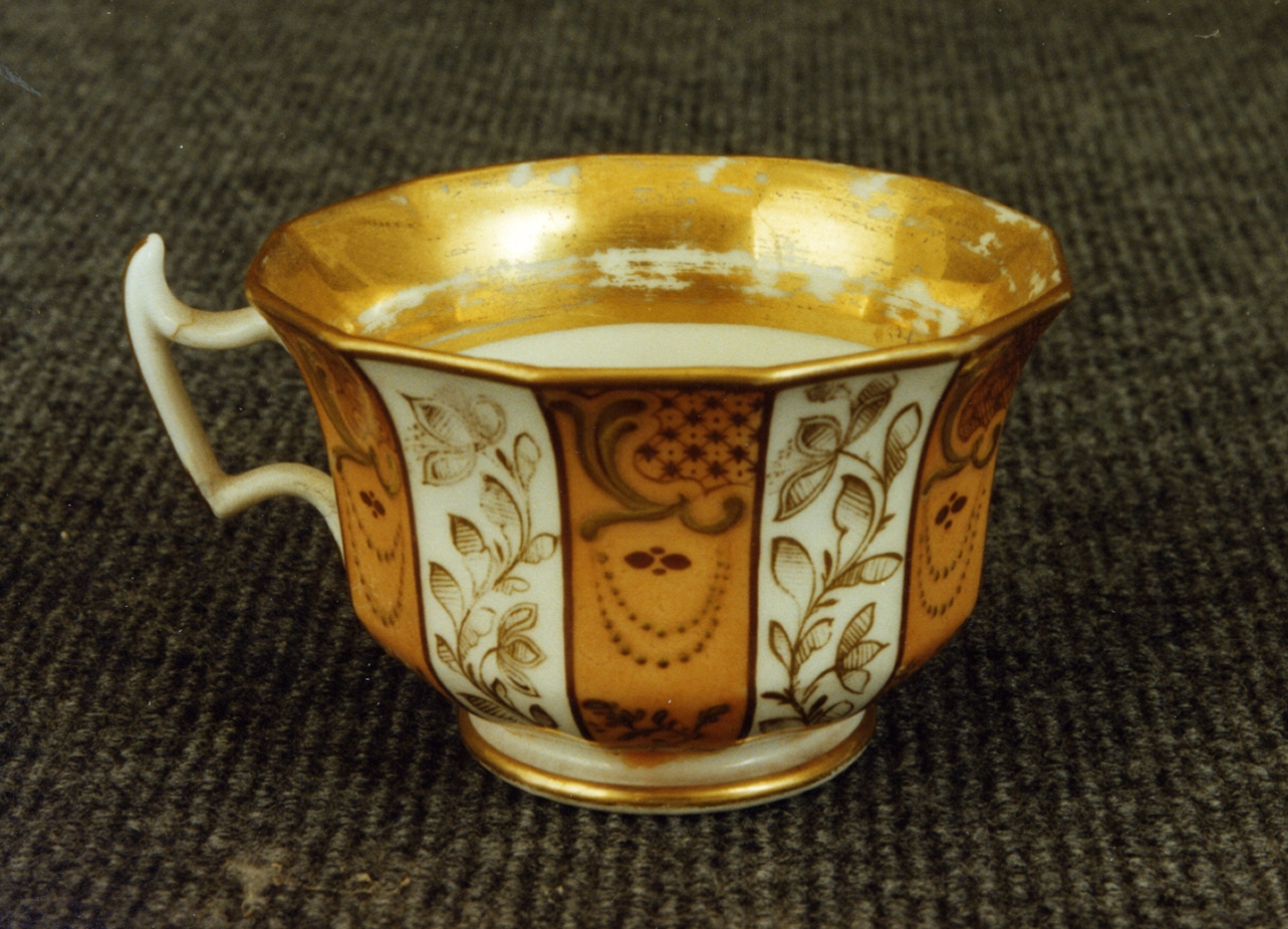 tazzina - manifattura Poulard Prad (sec. XIX)