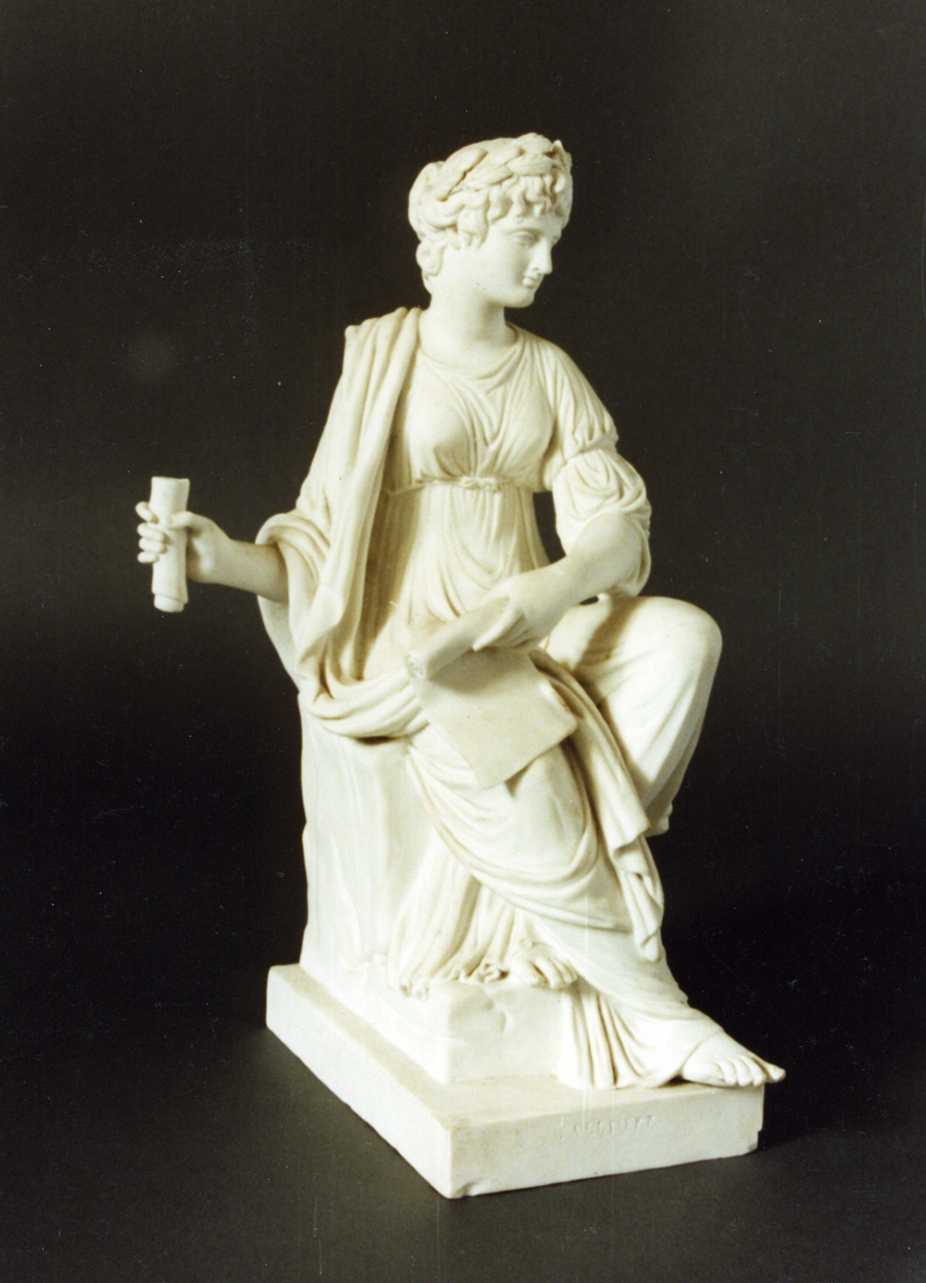 Calliope (statuetta) - Real Fabbrica di Napoli (sec. XIX)