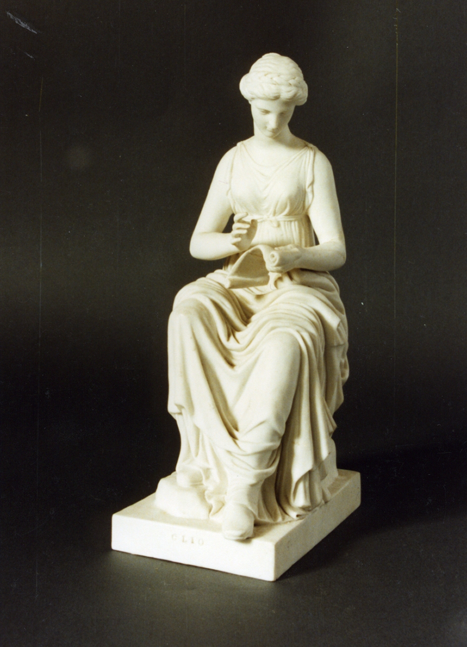 Clio (statuetta) - Real Fabbrica di Napoli (sec. XIX)