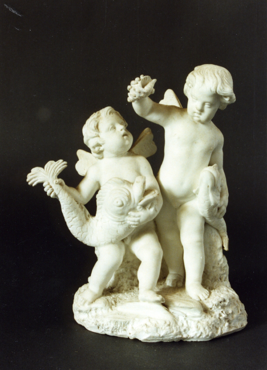 putti (gruppo scultoreo) - Real Fabbrica di Napoli (sec. XIX)