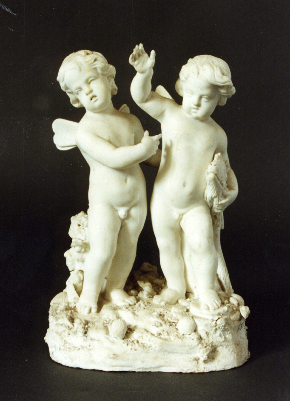 putti (gruppo scultoreo) - Real Fabbrica di Napoli (sec. XIX)