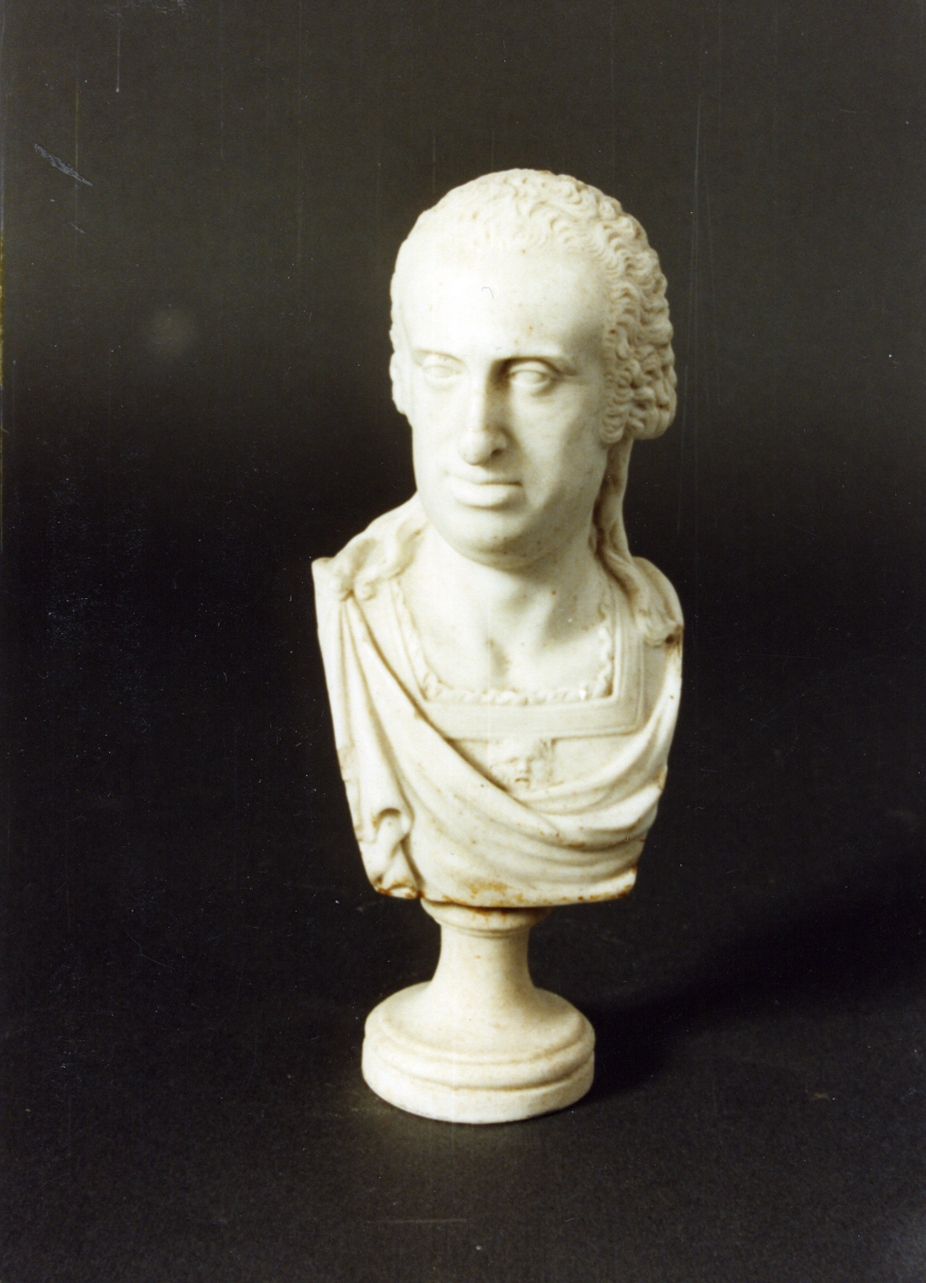 ritratto d'uomo (statuetta) - Real Fabbrica di Napoli (sec. XIX)