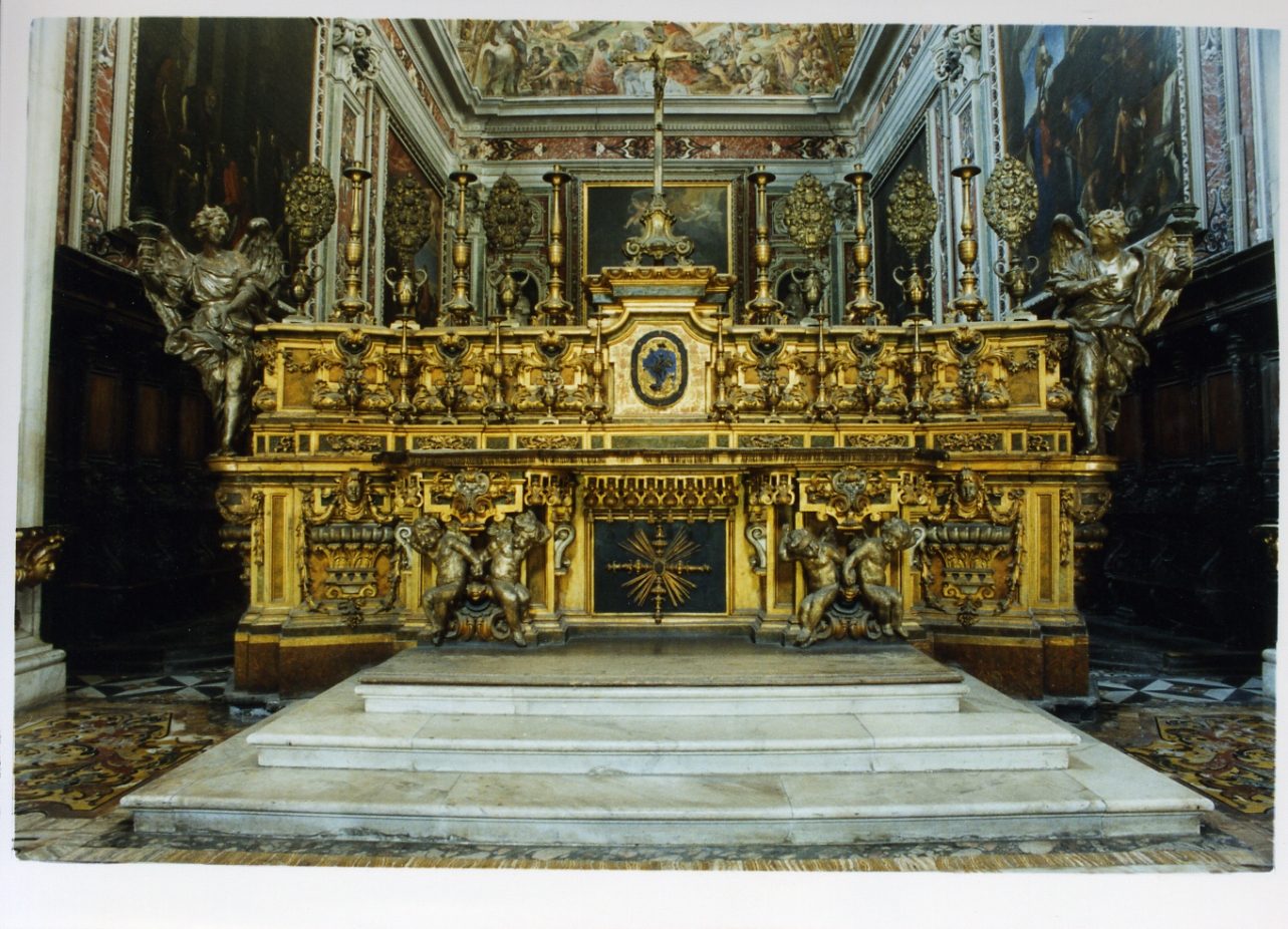 altare di Colombo Giacomo, Solimena Francesco detto Abate Ciccio, Sanmartino Giuseppe (sec. XVIII)