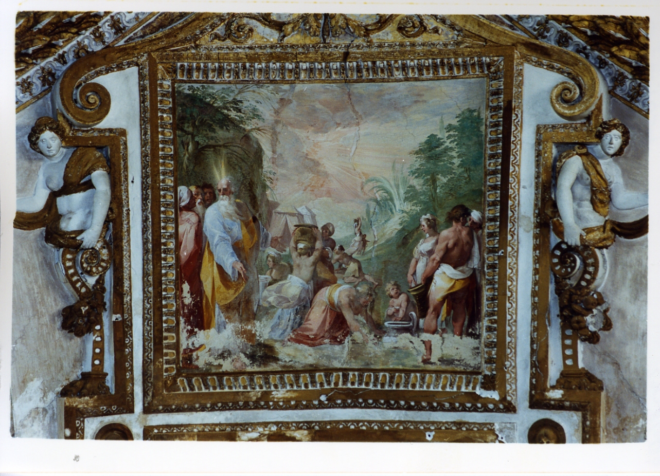 Mosè e la raccolta della manna (dipinto) di Cesari Giuseppe detto Cavalier d'Arpino (sec. XVI)