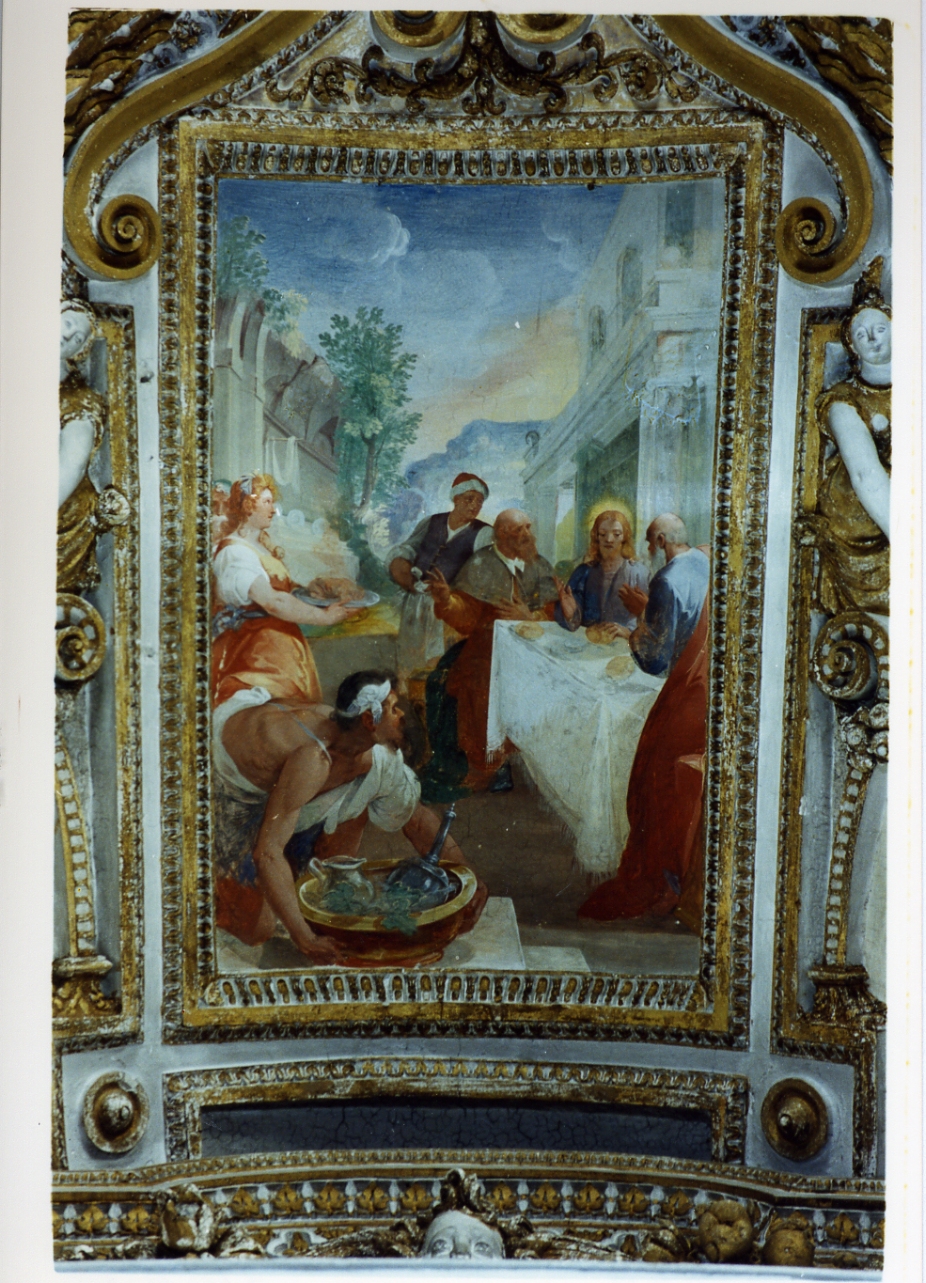 paesaggio con Cristo sulla via di Emmaus (dipinto) di Cesari Giuseppe detto Cavalier d'Arpino (sec. XVI)
