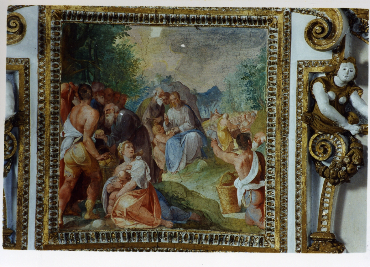 moltiplicazione dei pani e dei pesci (dipinto) di Cesari Giuseppe detto Cavalier d'Arpino (sec. XVI)