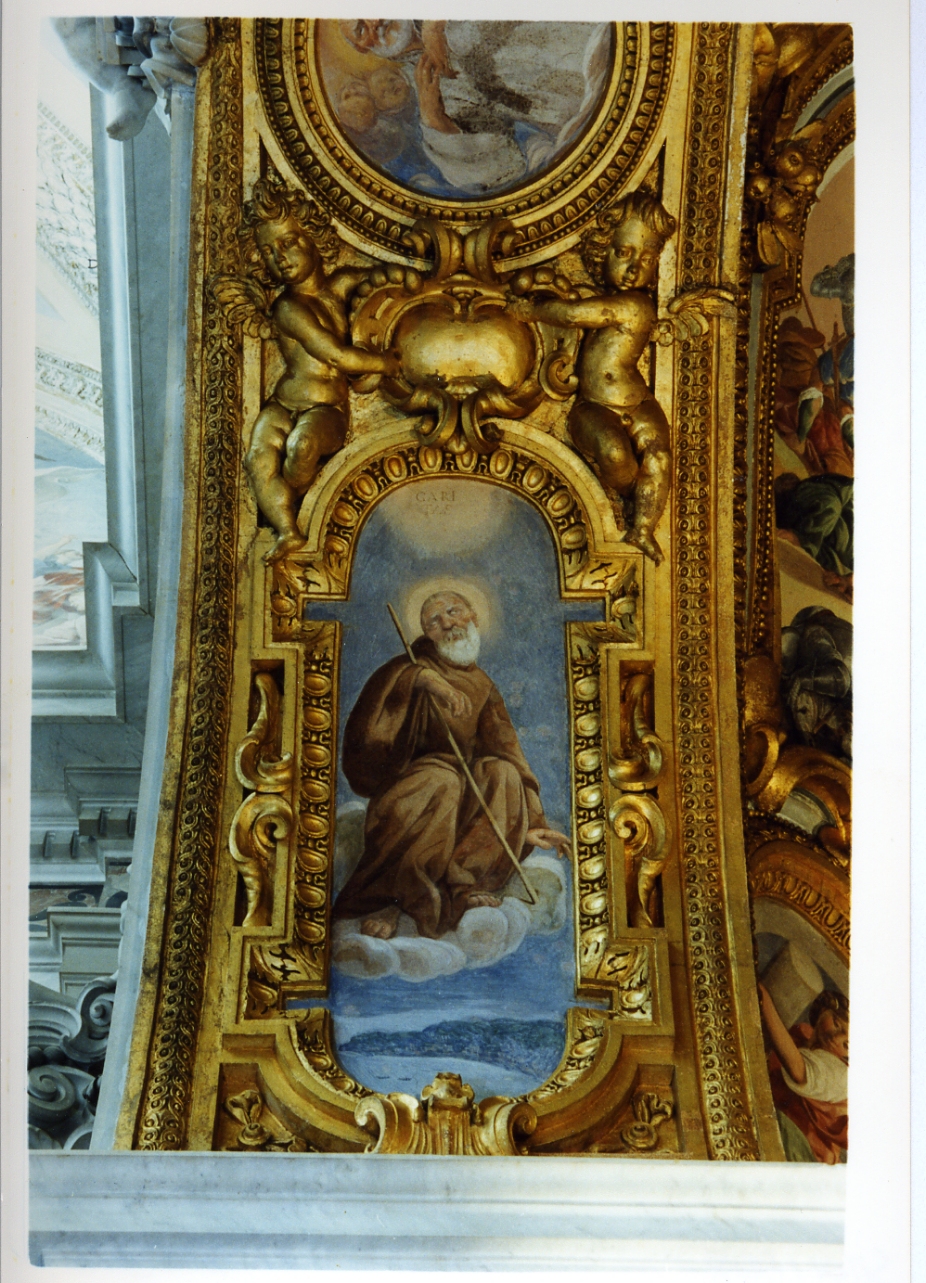 motivi decorativi vegetali con putti alati (cornice, serie) di Fanzago Cosimo (sec. XVII)