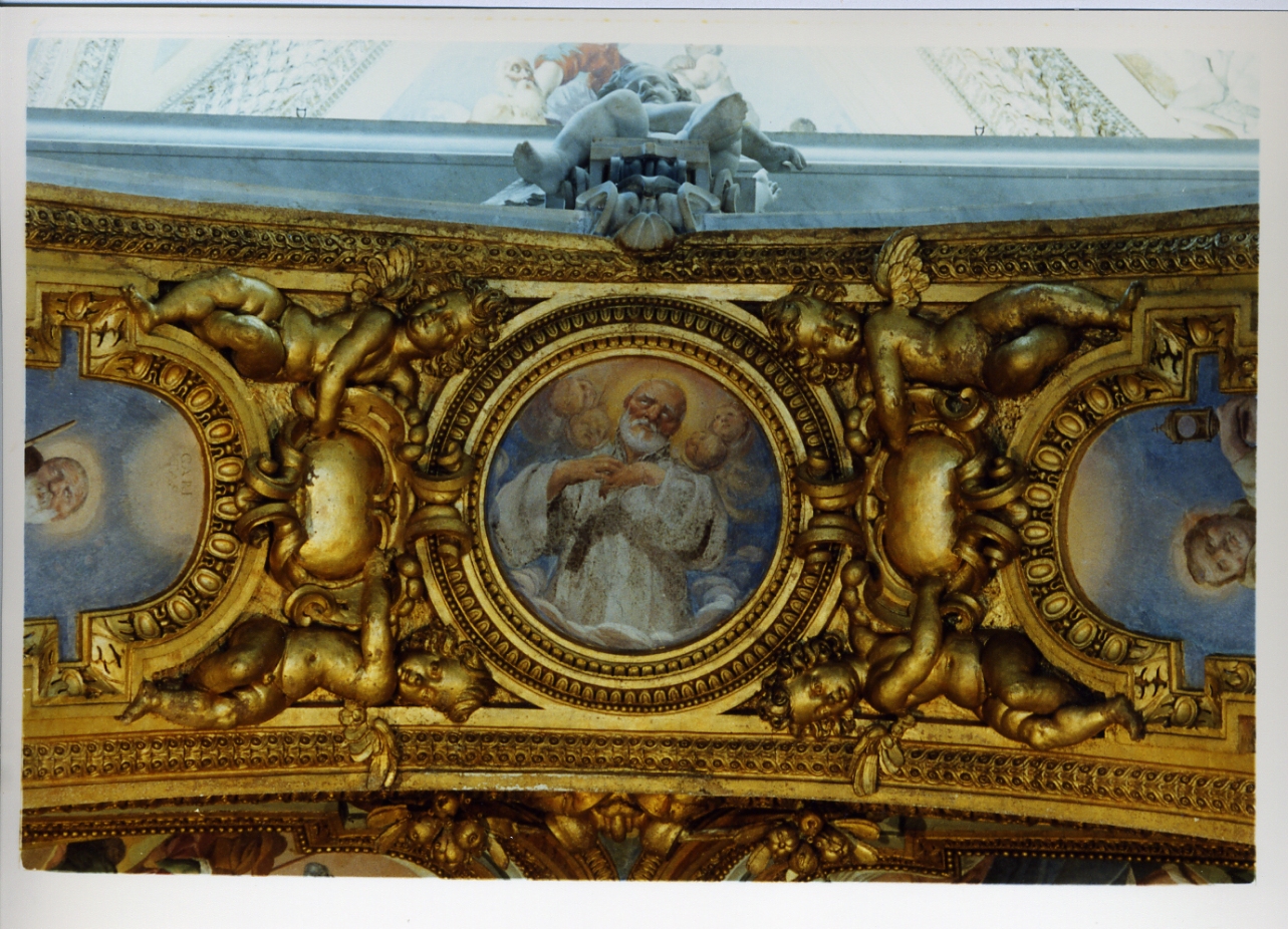 motivi decorativi vegetali con putti alati (cornice) di Fanzago Cosimo (sec. XVII)