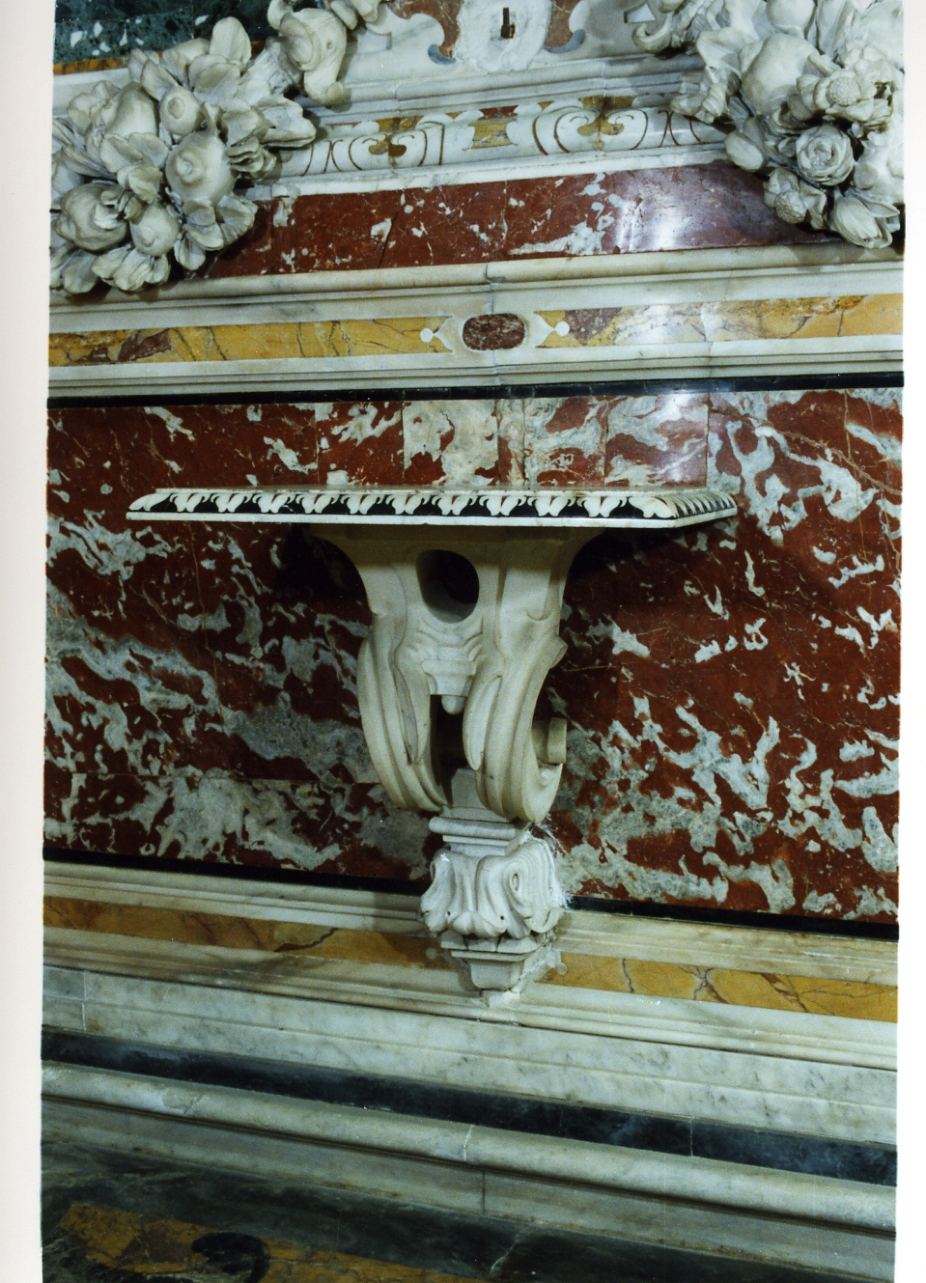 mensola, serie di Vaccaro Domenico Antonio (sec. XVIII)