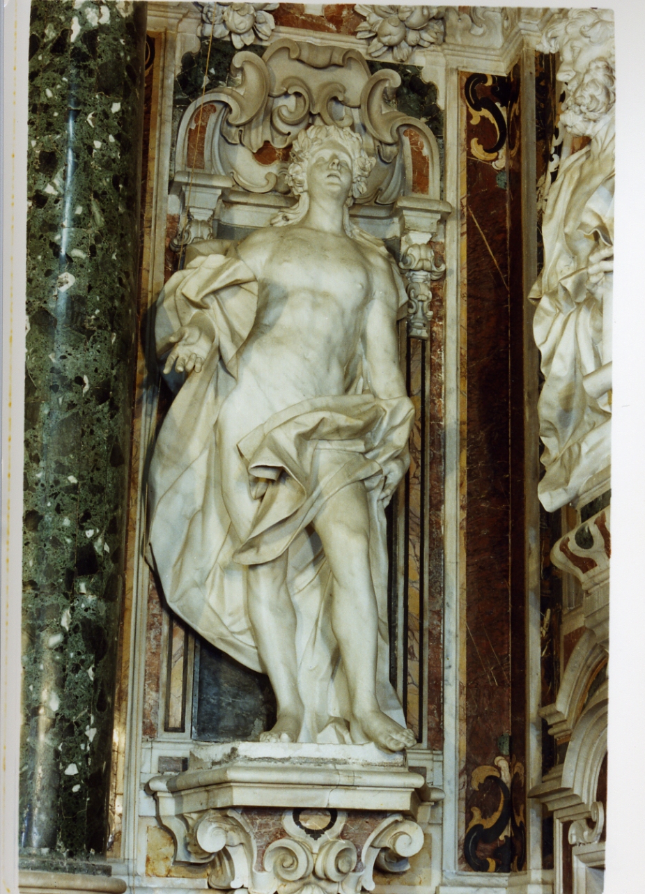 Santo martire (statua) di Vaccaro Domenico Antonio (sec. XVIII)