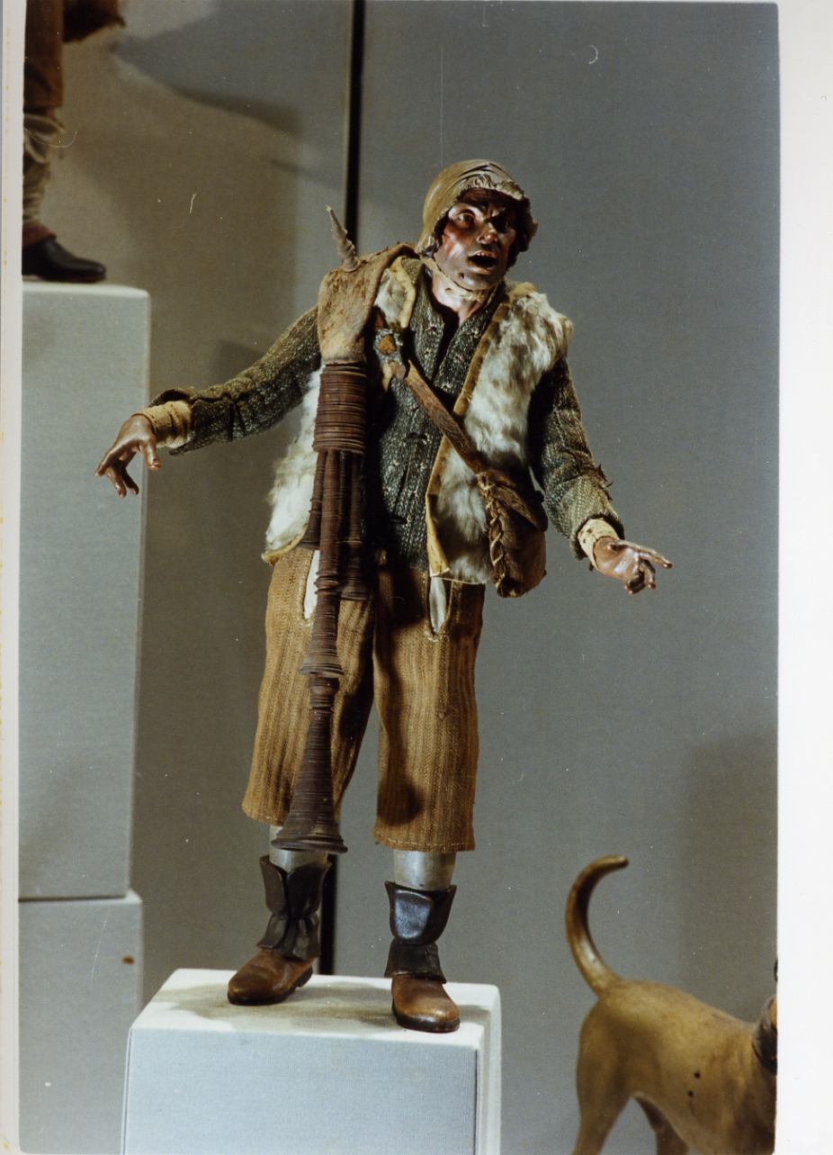 figura maschile (statuetta di presepio) di Viva Angelo (fine/inizio secc. XVIII/ XIX)