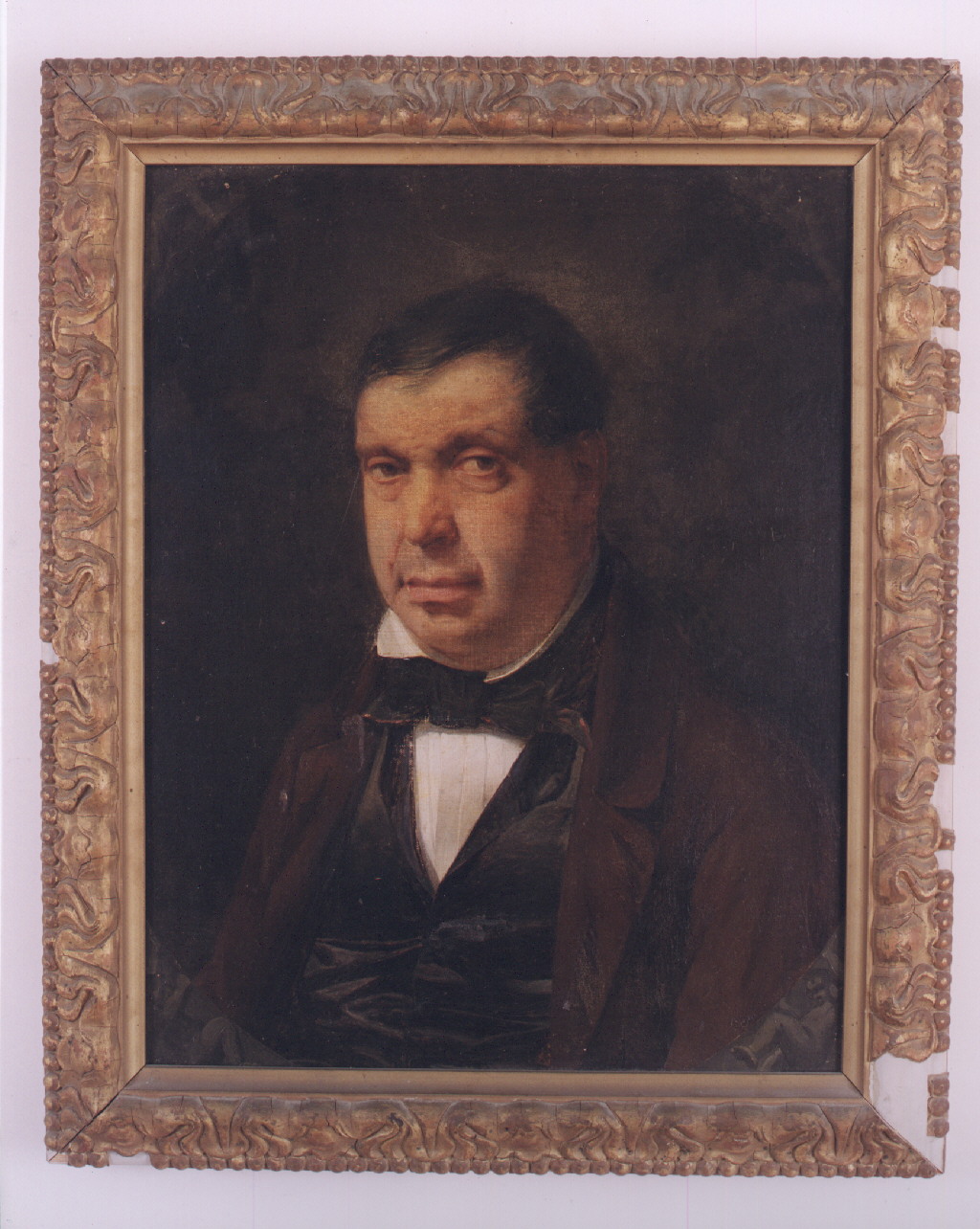 ritratto d'uomo (dipinto) di Cammarano Giuseppe (sec. XIX)