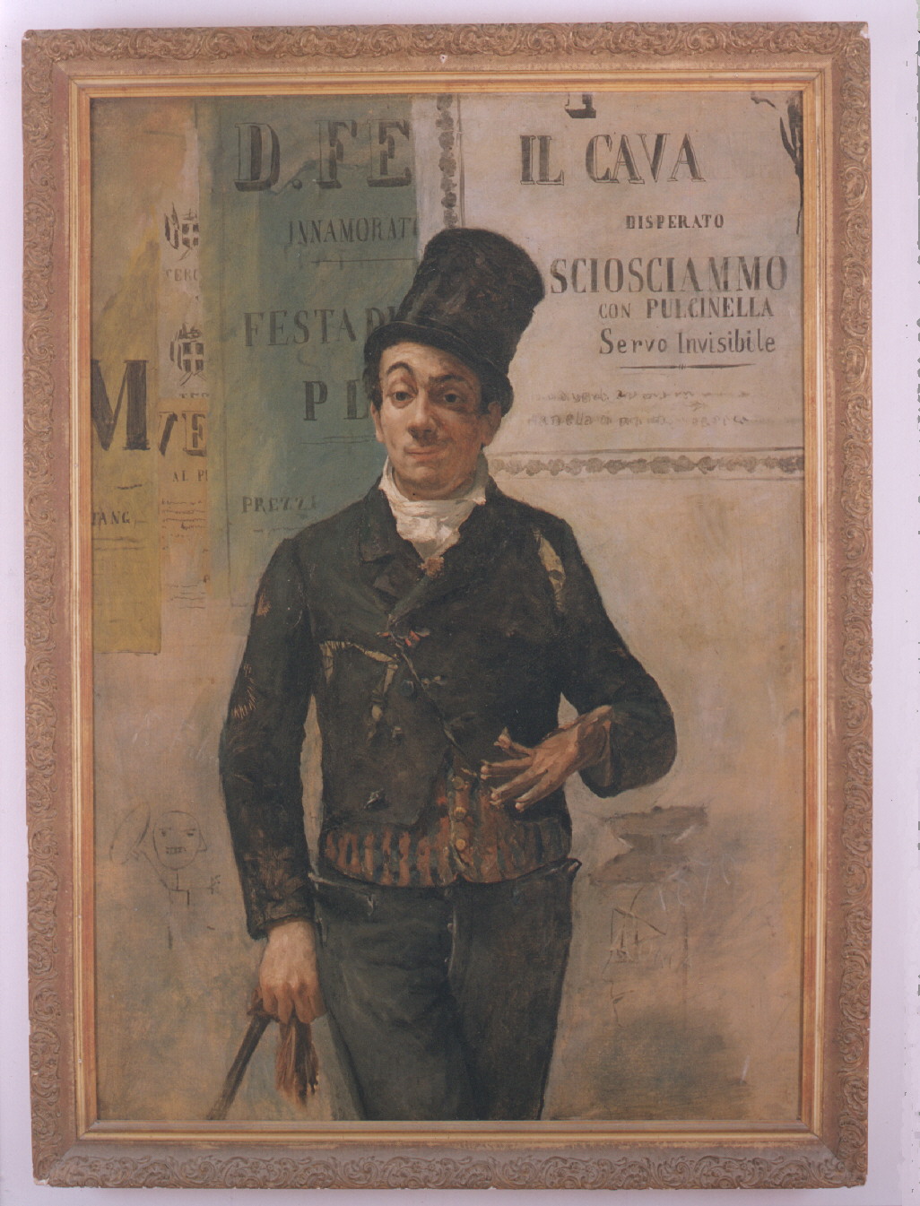 ritratto d'uomo (dipinto, opera isolata) - ambito italiano (sec. XIX)