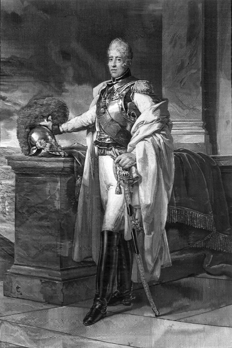 ritratto d'uomo (arazzo) - manifattura dei Gobelins (primo quarto sec. XIX)