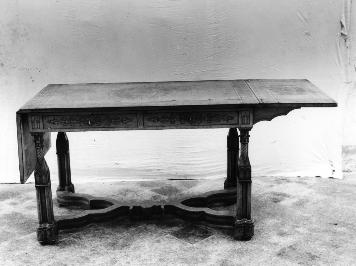 tavolo - bottega napoletana (seconda metà sec. XIX)