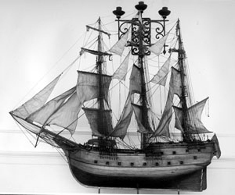 modellino di nave - bottega ligure (sec. XVII)