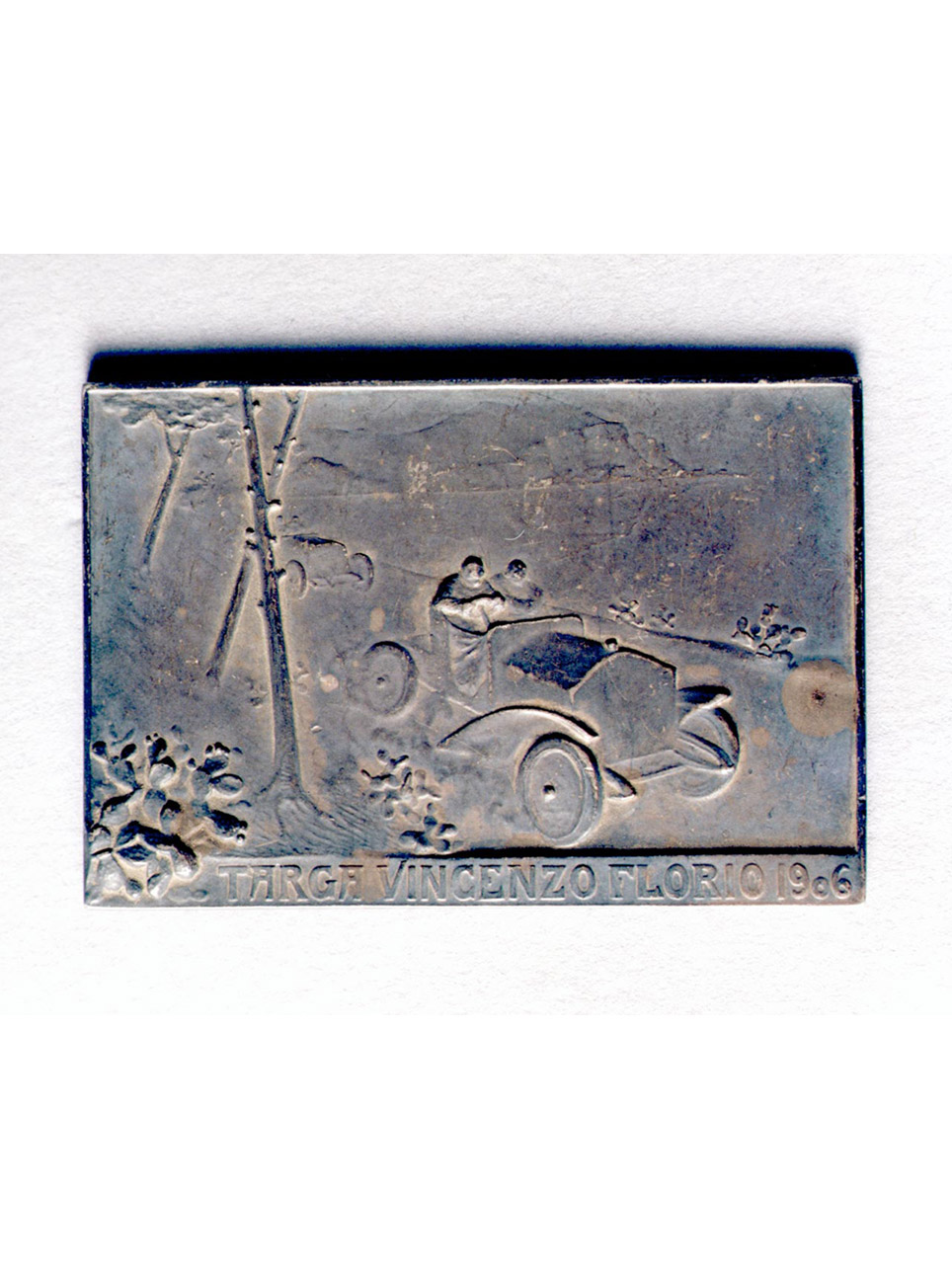 targa - bottega napoletana (sec. XX)