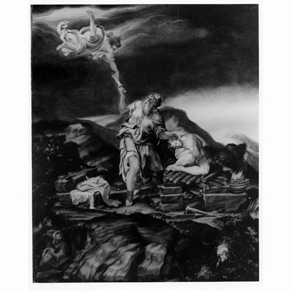 sacrificio di Isacco (dipinto) di Orsi Lelio (sec. XVI)