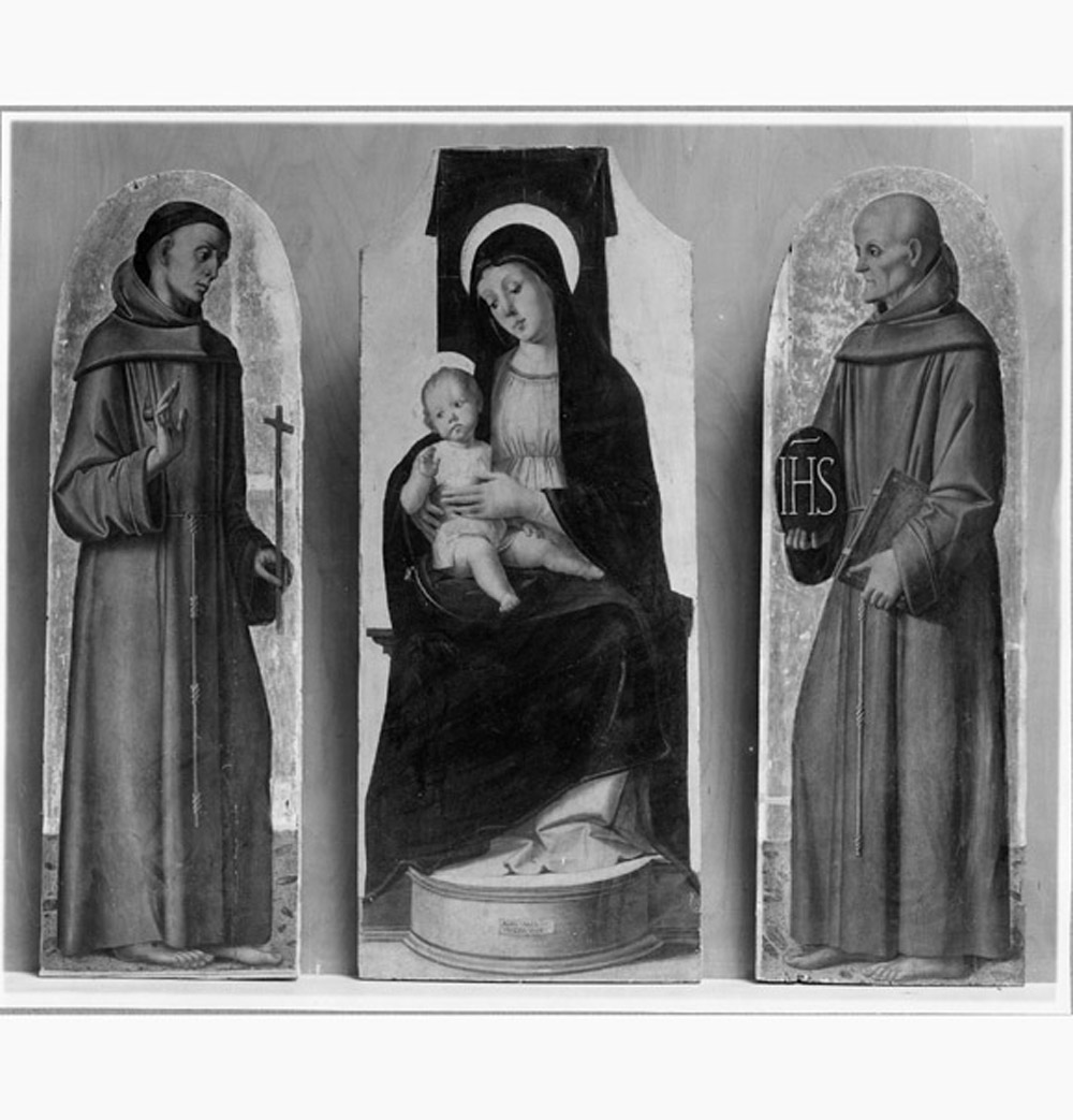 Madonna con Bambino e Santi (dipinto, insieme) di Vivarini Alvise (sec. XV)