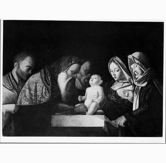 circoncisione di Gesù Bambino (dipinto) di Bellini Giovanni detto Giambellino (sec. XVI)