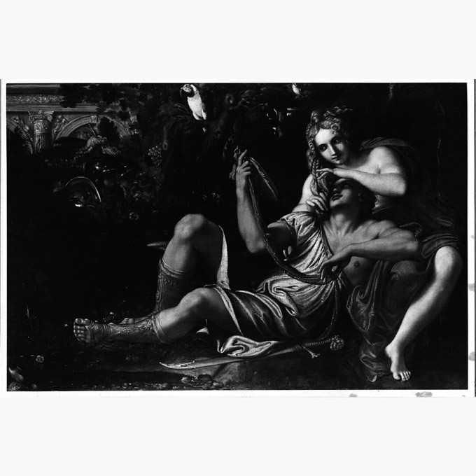 Rinaldo e Armida (dipinto) di Carracci Annibale (sec. XVII)