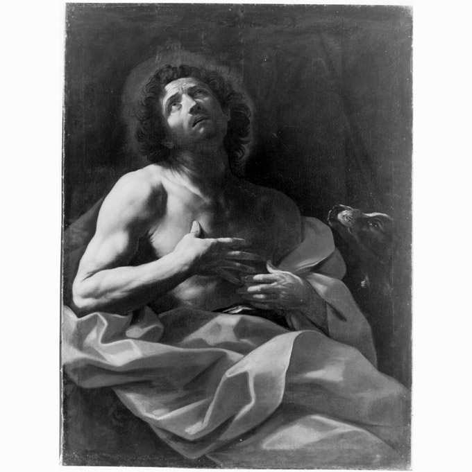 San Rocco (dipinto, opera isolata) di Reni Guido (sec. XVII)