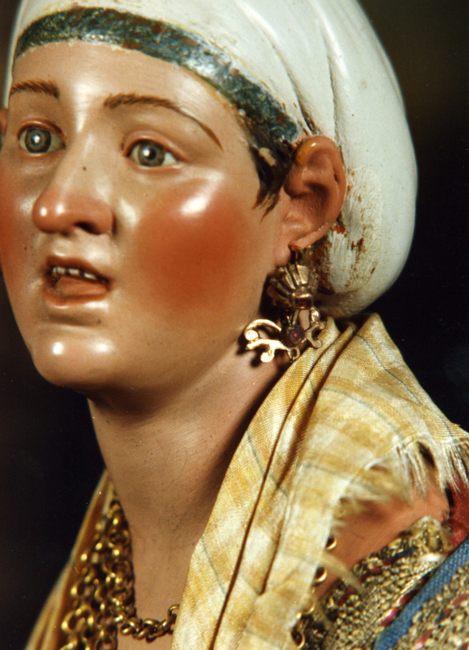 orecchino, serie - bottega napoletana (secc. XVIII/ XIX)