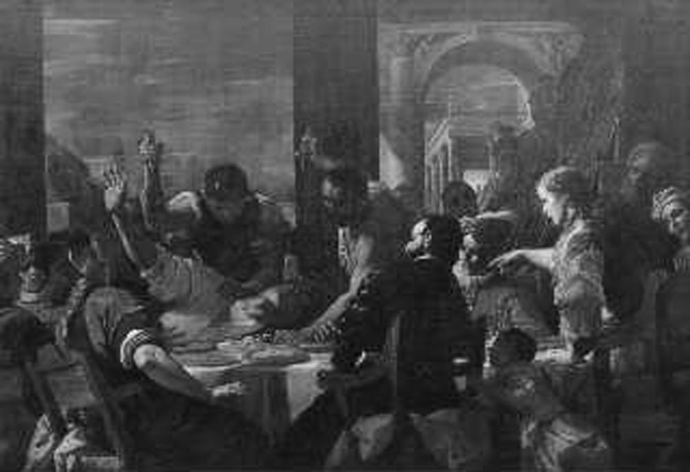 banchetto di Assalonne (dipinto) di Preti Mattia detto Cavalier Calabrese (terzo quarto sec. XVII)