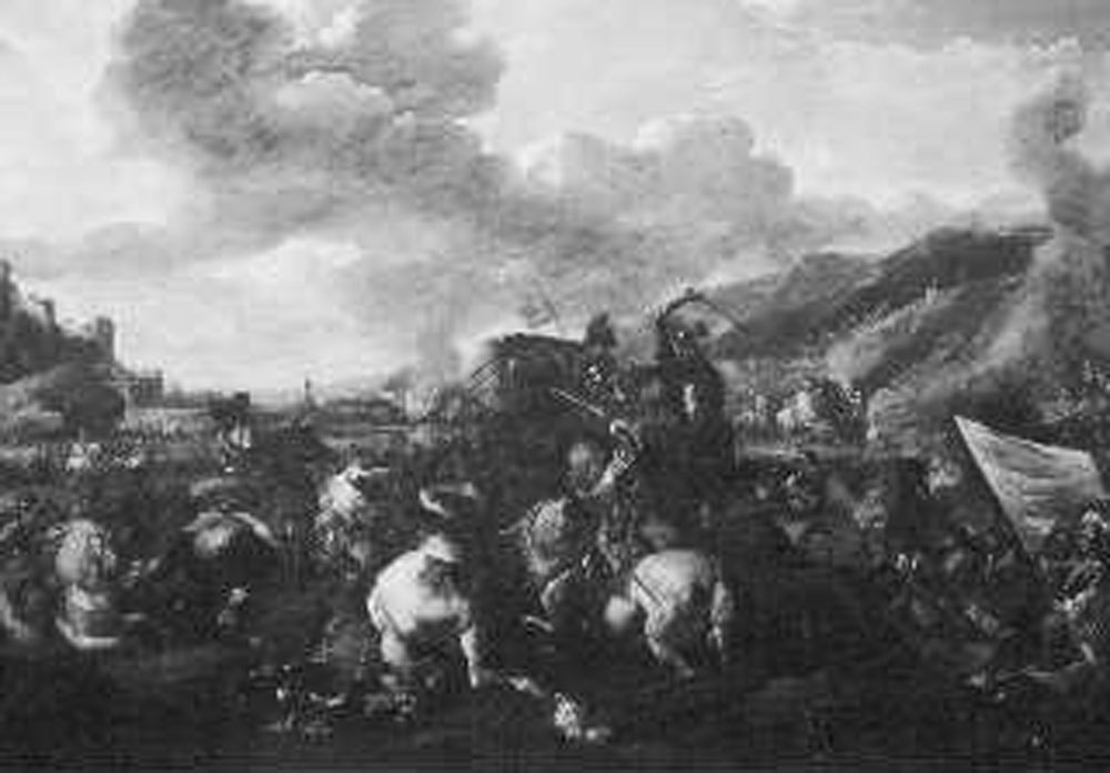 battaglia (dipinto) - ambito napoletano (sec. XVII)