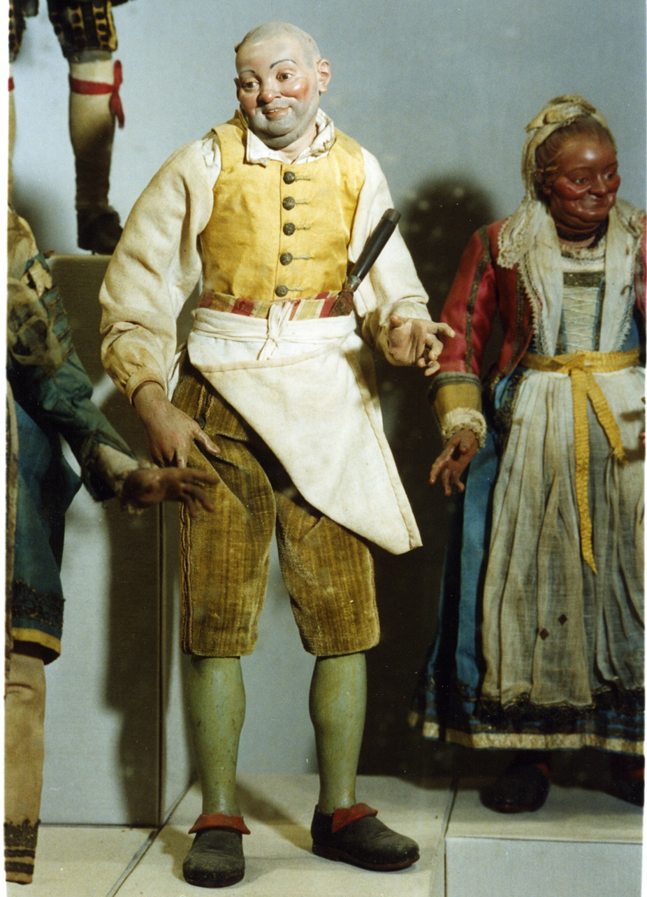 figura maschile (statuetta di presepio) - bottega napoletana (secc. XVIII/ XIX)