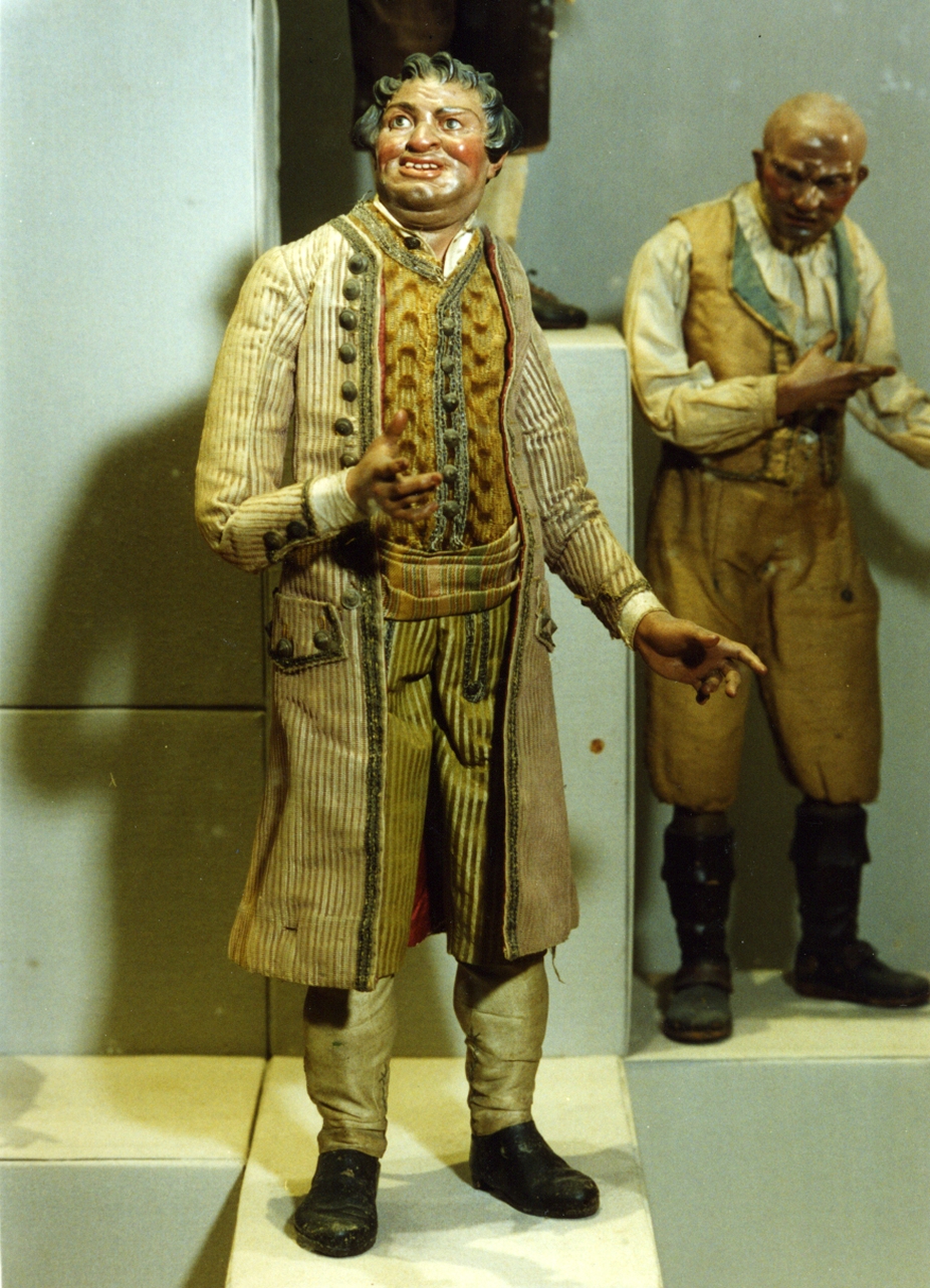 figura maschile (statuetta di presepio) di Viva Francesco (secc. XVIII/ XIX)