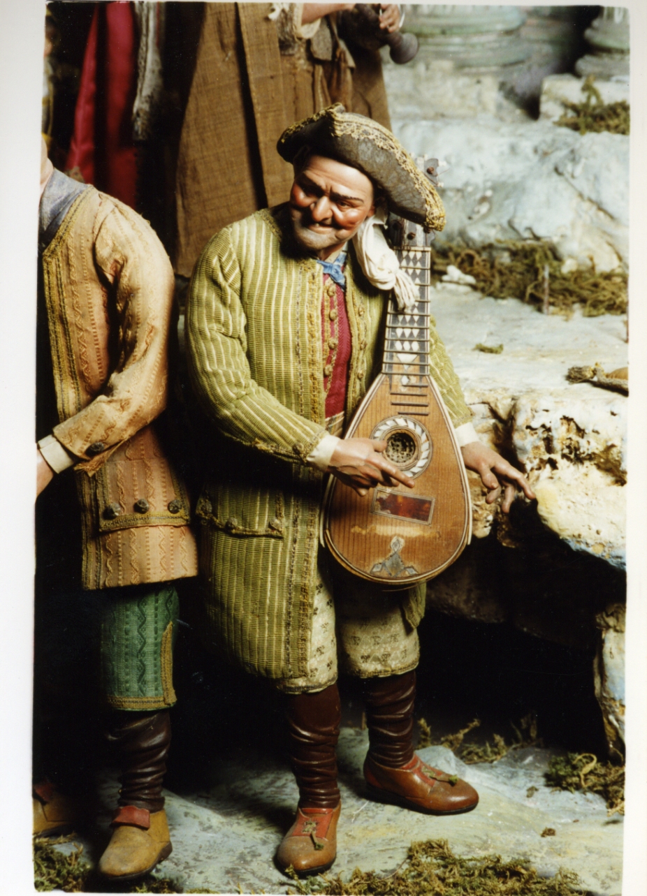 musico (statuetta di presepio) di Mosca Lorenzo (sec. XVIII)