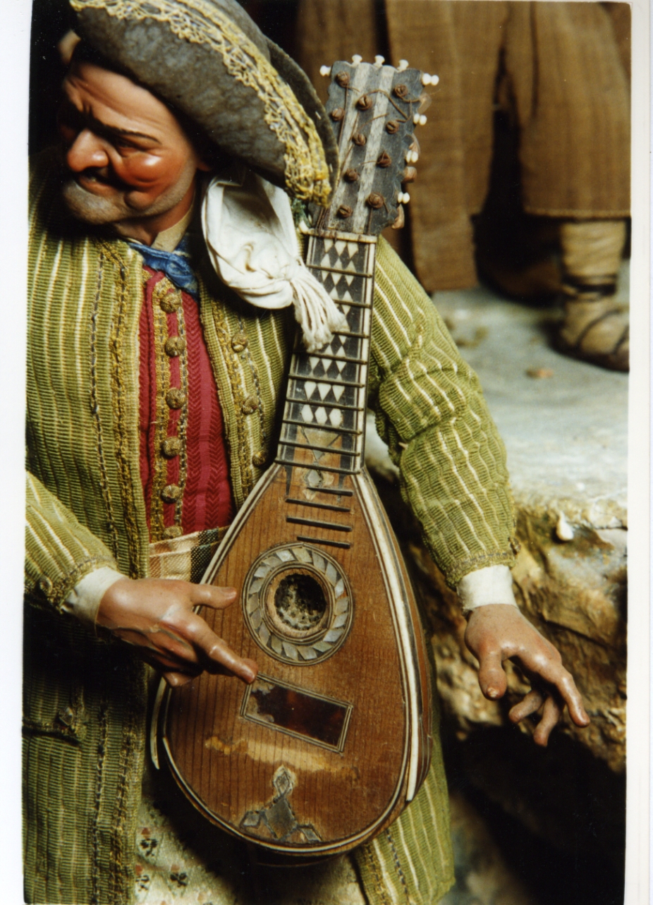 mandolone - bottega napoletana (secc. XVIII/ XIX)