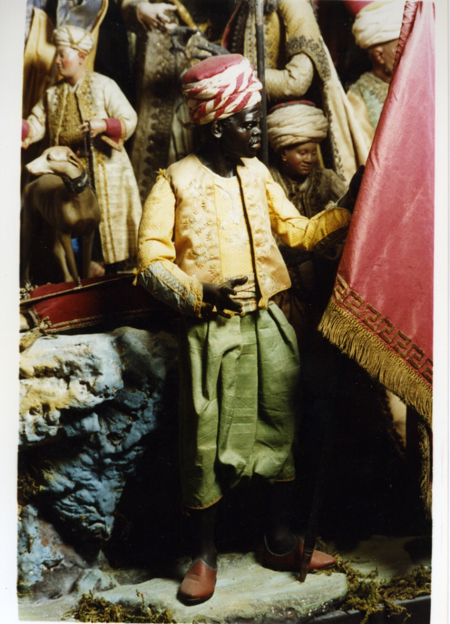 figura maschile (statuetta di presepio) - bottega napoletana (secc. XVIII/ XIX)