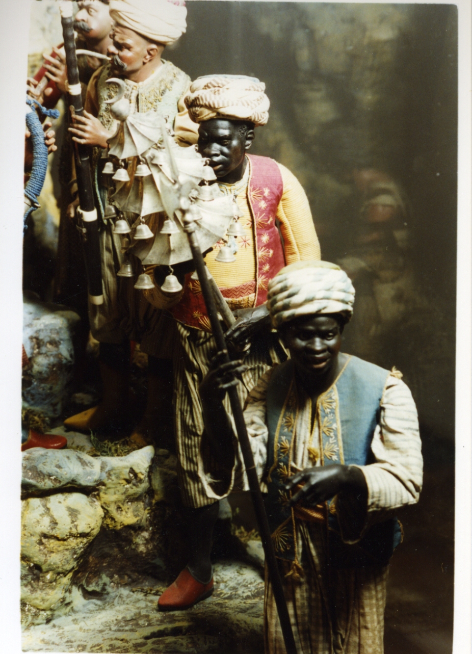 musico (statuetta di presepio) - manifattura napoletana (secc. XVIII/ XIX)