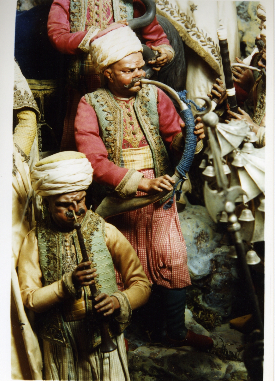 musico (statuetta di presepio) - bottega napoletana (secc. XVIII/ XIX)